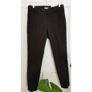 NWT LOFT Curvy Skinny Ankle Pants Black